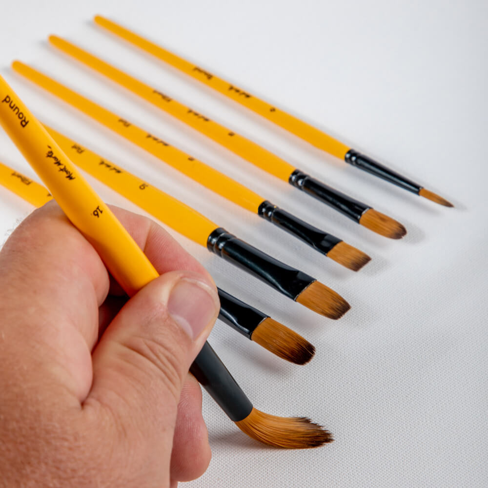 Monte Marte Acrylic Brushes Signature 6pc – Perfect for Artists