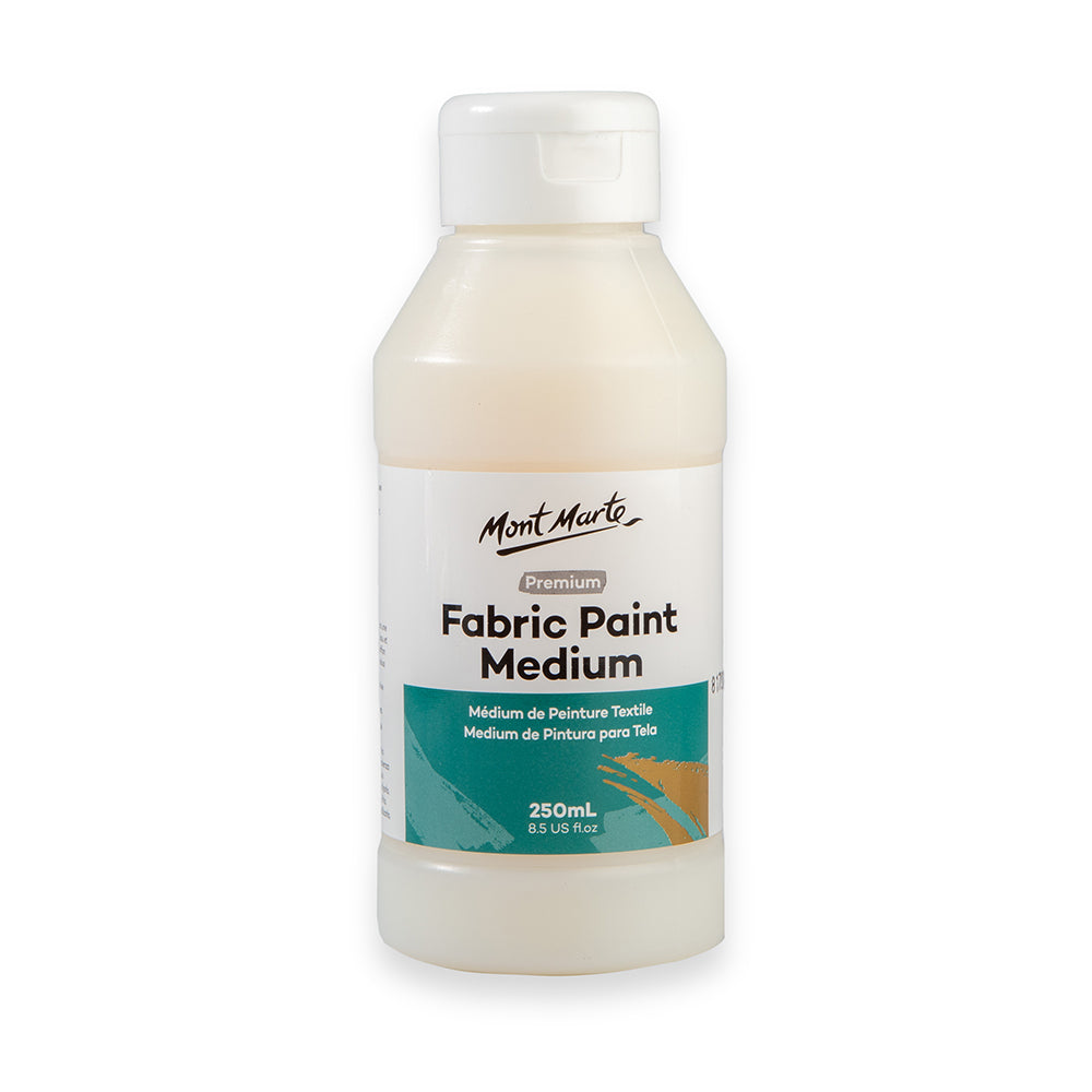 Fabric Paint Medium Premium 250ml – Transform Acrylic Paint to Fabric