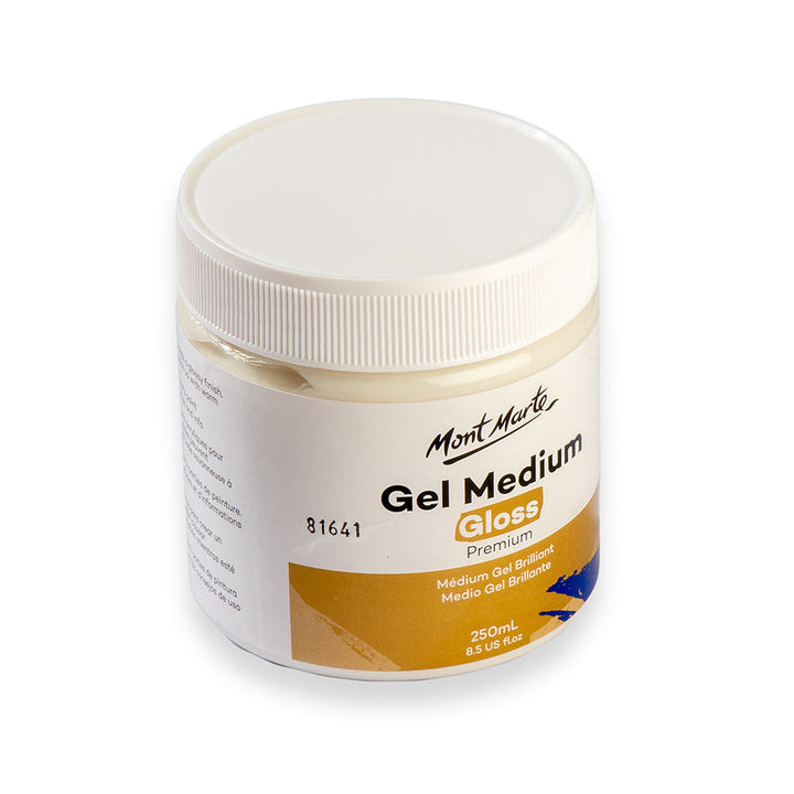 Gel Medium Gloss Premium 250ml - Enhance Your Acrylic Artworks