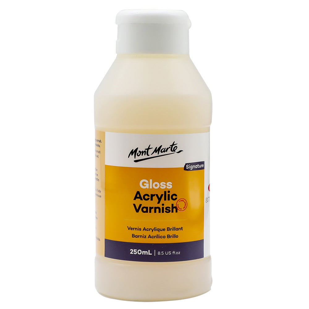 Gloss Acrylic Varnish Signature 250ml – Protect & Enhance Artworks