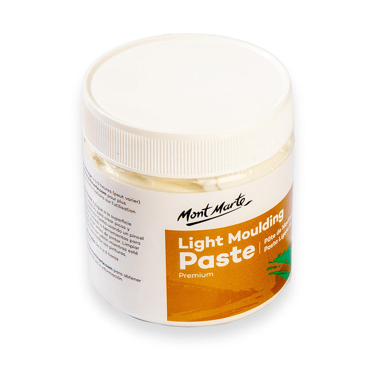 Premium Light Moulding Paste 250ml - Build Texture & Create Peaks