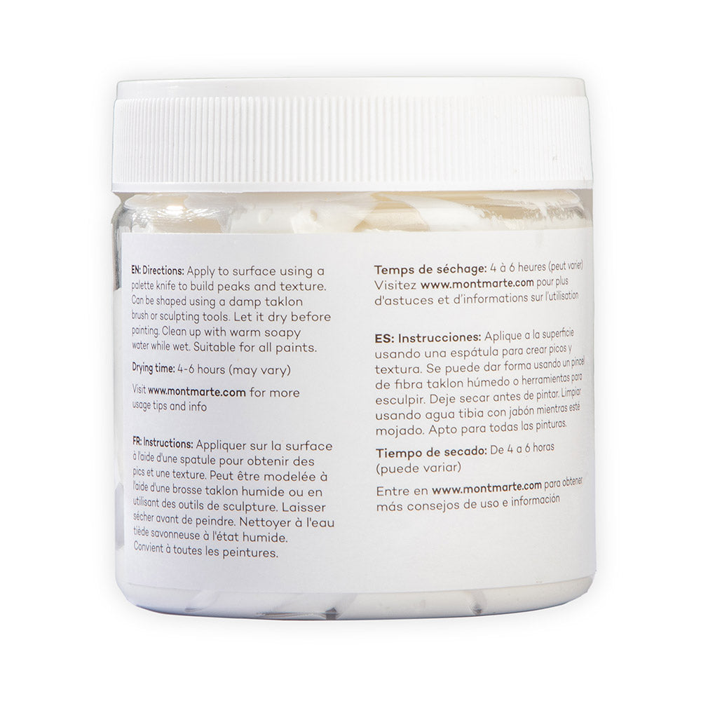 Premium Light Moulding Paste 250ml - Build Texture & Create Peaks