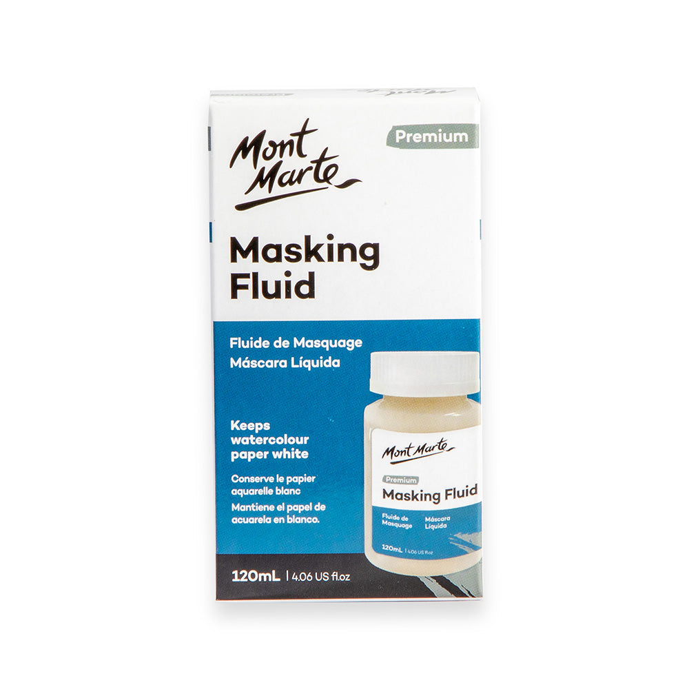 Masking Fluid Premium 120ml | Watercolor Paint Resisting Medium