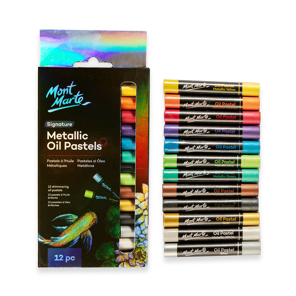 Metallic Oil Pastels Signature 12pc Set