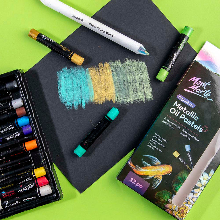 Metallic Oil Pastels Signature 12pc Set