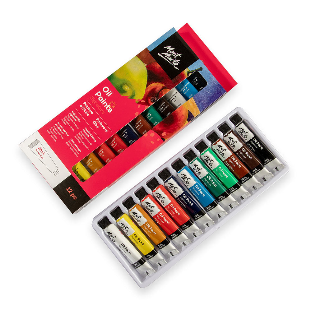 Oil Paints Signature 12pc x 12ml (0.4 US fl.oz)