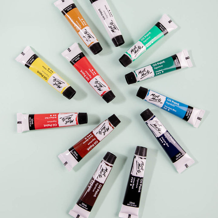 Oil Paints Signature 12pc x 12ml (0.4 US fl.oz)