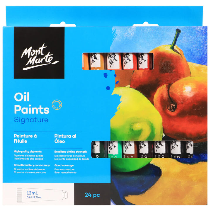 Mont Marte Oil Paints Signature 24pc x 12ml