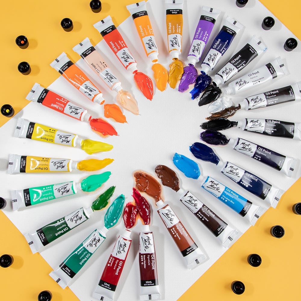 Mont Marte Oil Paints Signature 24pc x 12ml