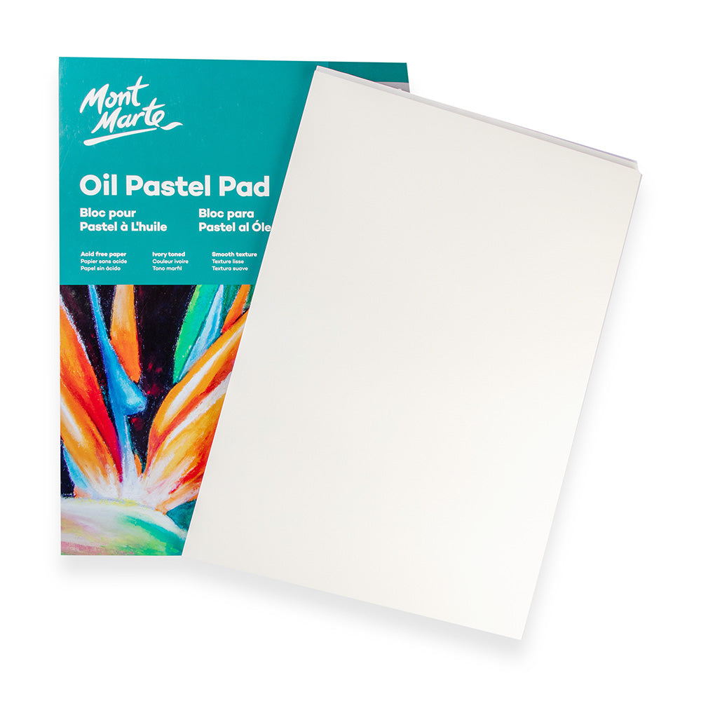 Premium Oil Pastel Pad A4 - 20 Sheets, 200gsm