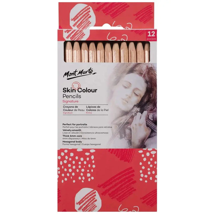 Mont Marte Signature Skin Colour Pencils