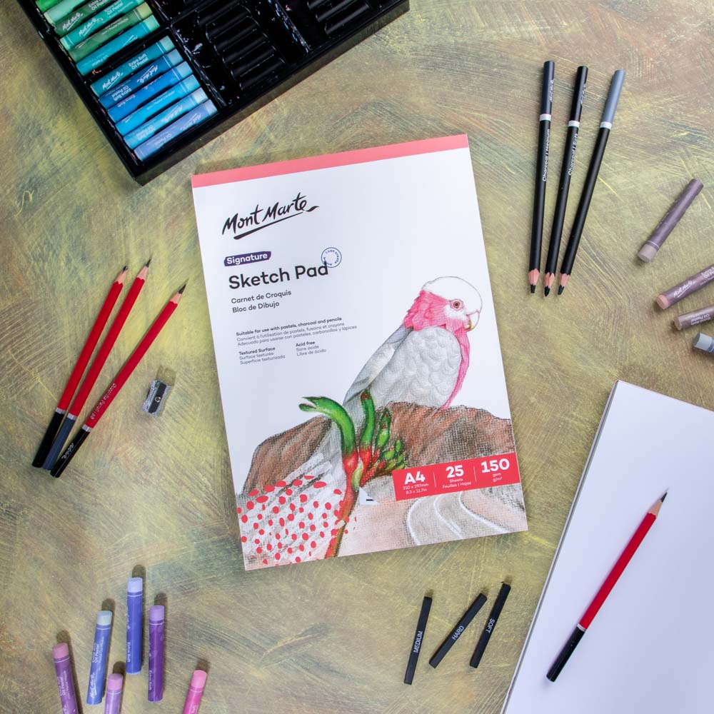 Target Drawing Pad Sketch Pad A4 Signature 150gsm - 25 Sheets for Drawing & Sketching