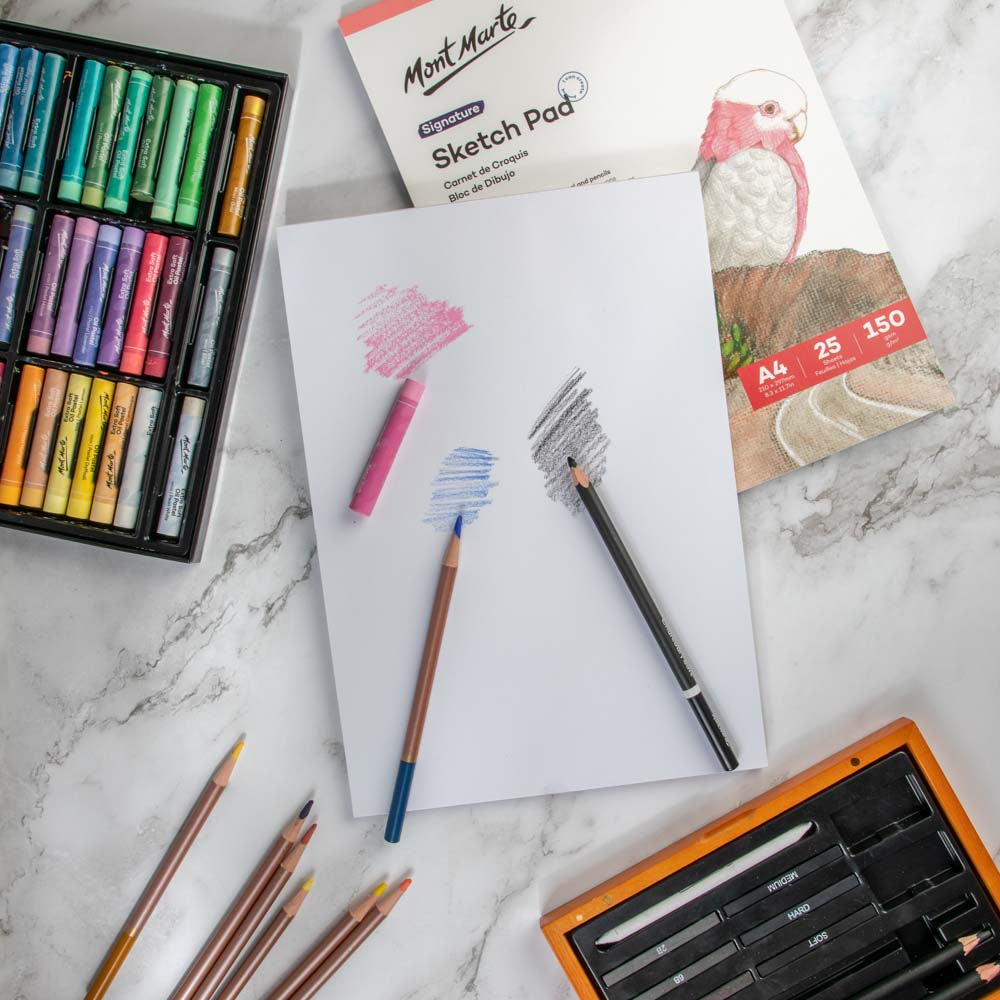 Target Drawing Pad Sketch Pad A4 Signature 150gsm - 25 Sheets for Drawing & Sketching ...
