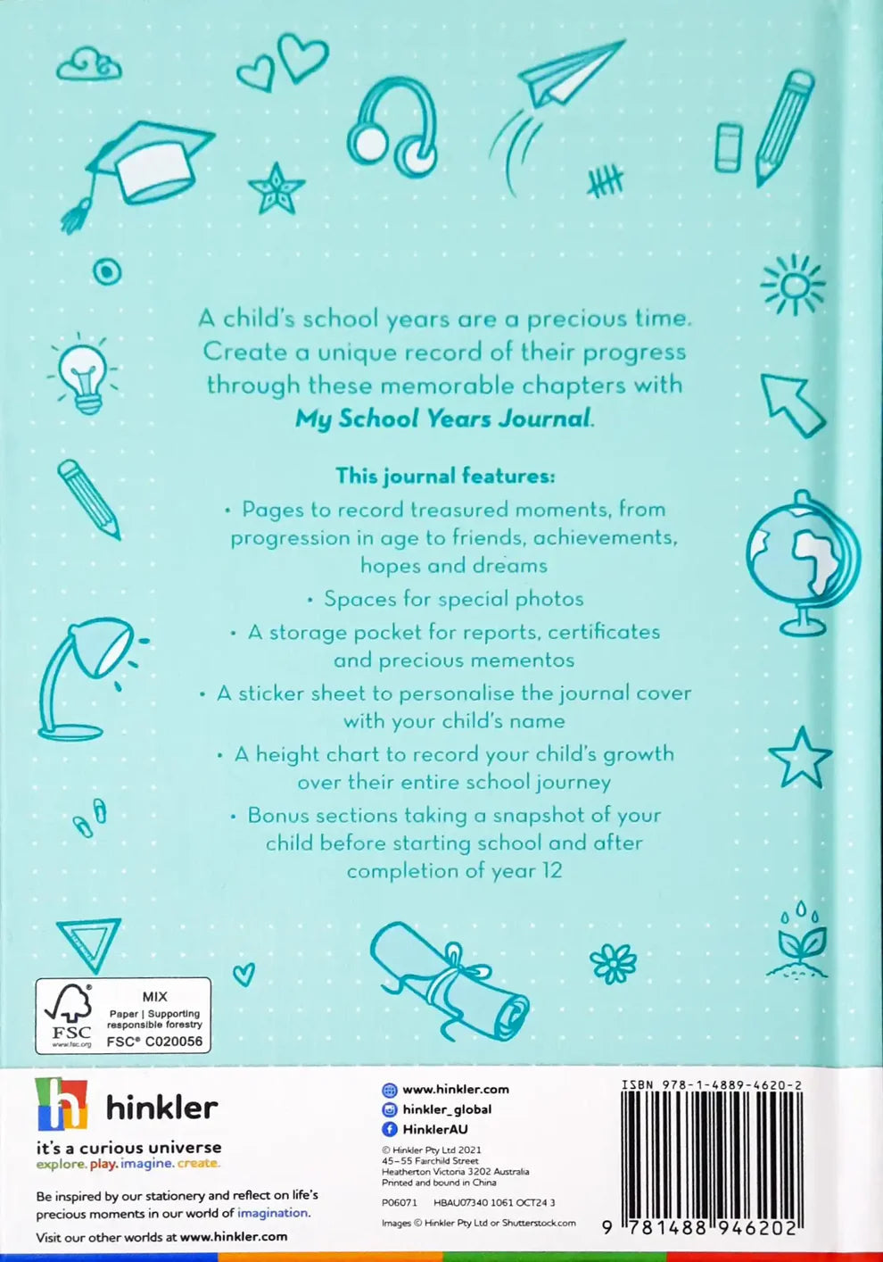 My School Years Journal | Children’s School Memory &amp; Keepsake Journal Bbag | India’s Best Online Stationery Store