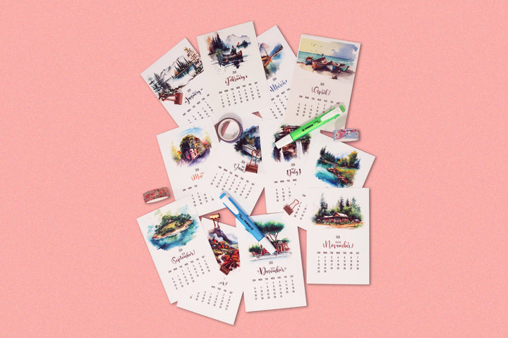 Creative Convert Nature Desk Calendar