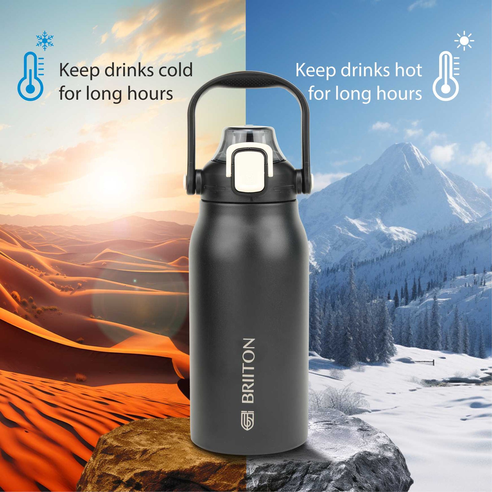 BRIITON SS NIKOLA 1800 ML Bottle Bbag | India’s Best Online Stationery Store