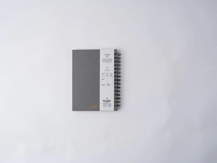 Numic Generic Planner 365 A5 – Undated Daily Planner (Black, Blue, Brown & Grey)