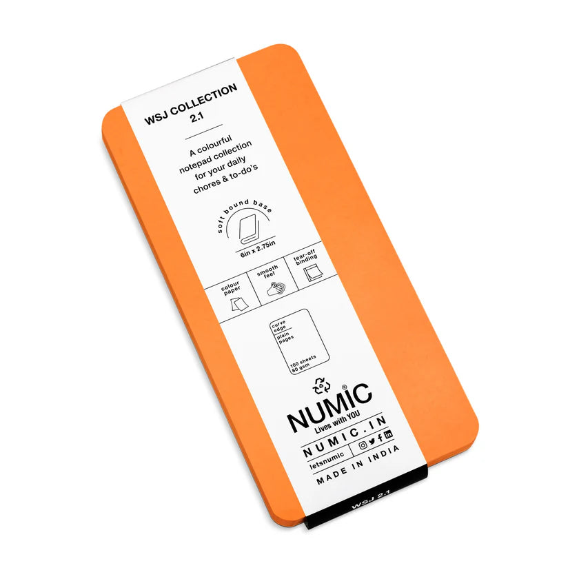 Numic W.S.J. 2.1 Mobile Notepad Collection – Pocket Size Memo Pad (9 Color Variants)
