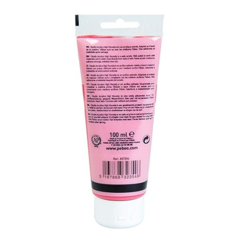 PEBEO High Viscosity Studio Acrylics - Iridescent Red-Blue (354) - Tube of 100 ML / Bbag indias best online store 
