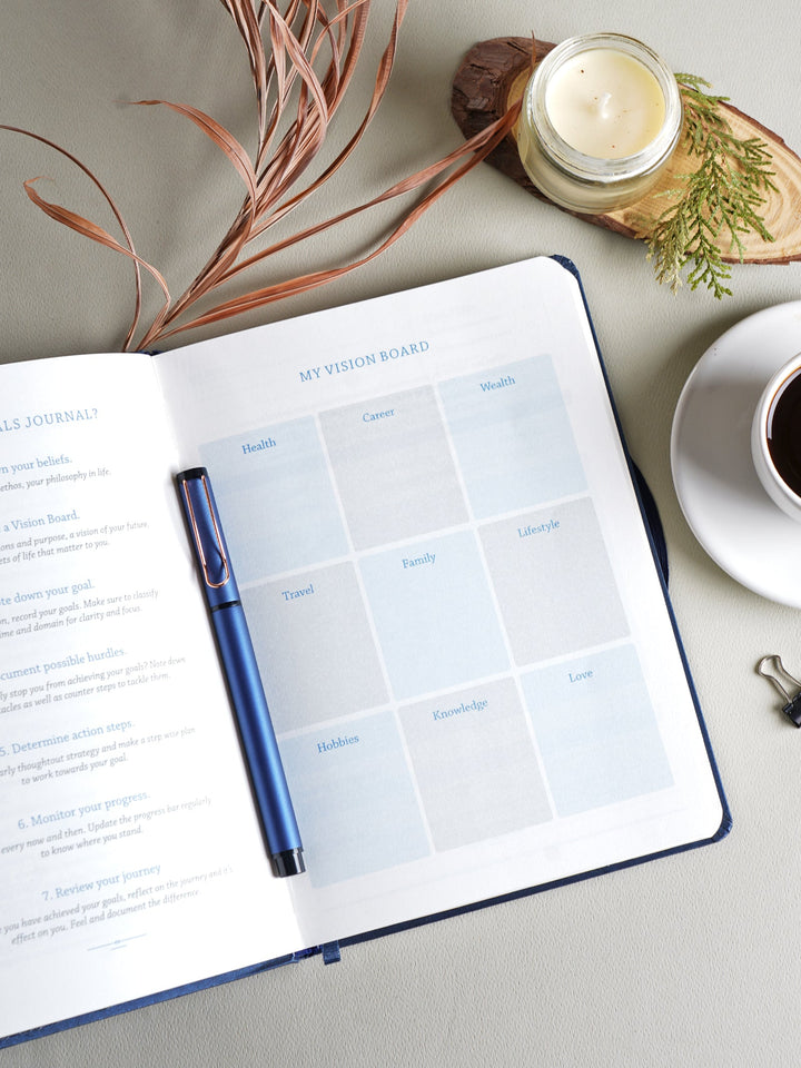 Scholar A5 Premium Goals Journal PGL2 192 PGS Bbag | India’s Best Online Stationery Store