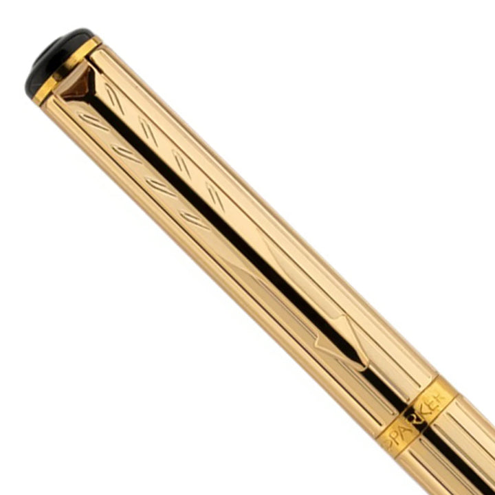 Parker Premium Rialto Gold GT Fountain Pen Bbag | India’s Best Online Stationery Store