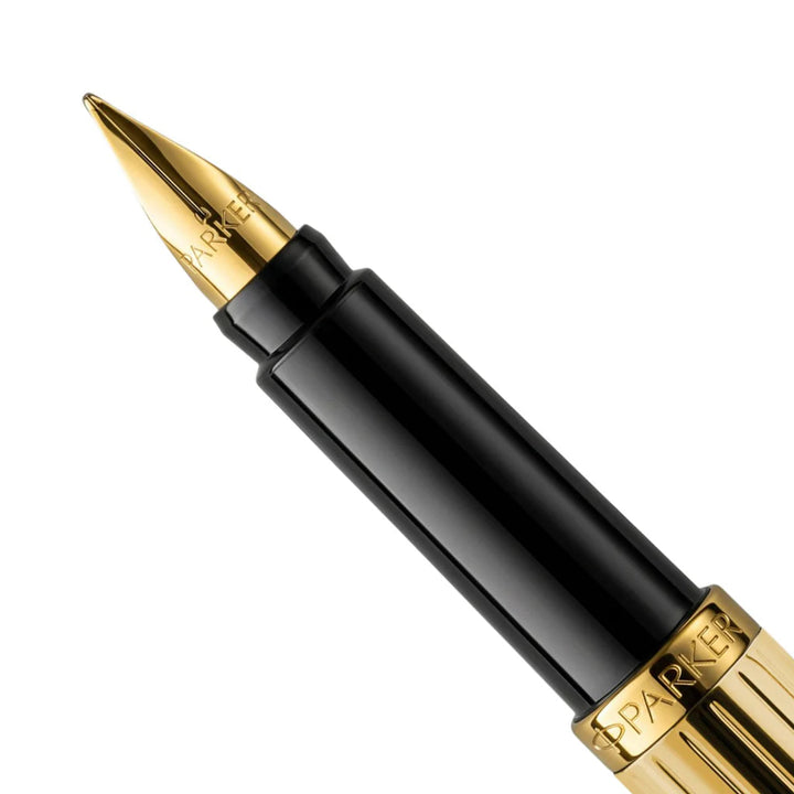 Parker Premium Rialto Gold GT Fountain Pen Bbag | India’s Best Online Stationery Store