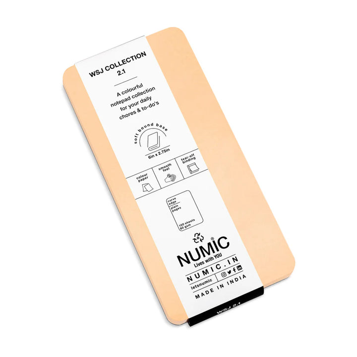 Numic W.S.J. 2.1 Mobile Notepad Collection – Pocket Size Memo Pad (9 Color Variants)