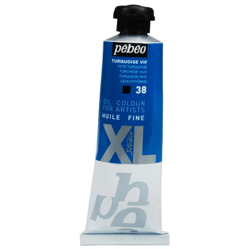 Pebeo Studio Fine XL Oil - Vivid Turquoise (38) - Tube of 37 ML / bbag indias best online store 