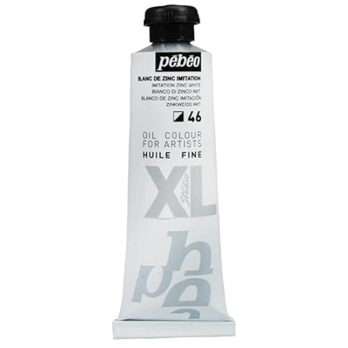 Pebeo Studio Fine XL Oil - lmitation zinc white 46 - Tube of 37 ML / bbag indias best online store 