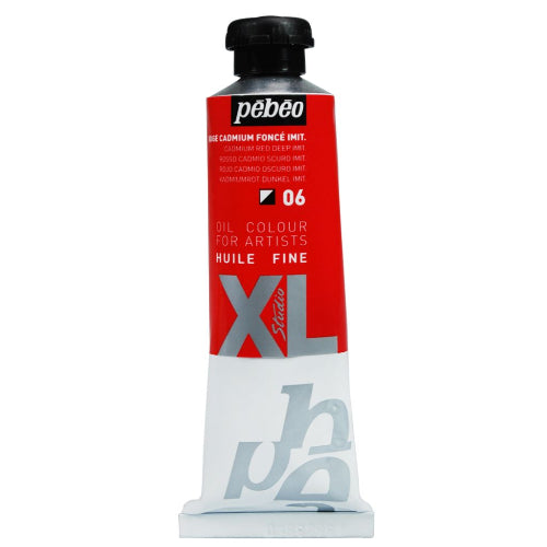 Pebeo Studio Fine XL Oil - cadmium  Red deep  lmit. (06) - Tube of 37 ML / bbag indias best online store 
