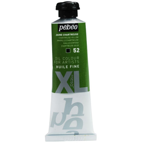 PEBEO Studio Fine XL Oil - Chartreuse Yellow (52) - Tube of 37 ML / Bbag indias best online store 
