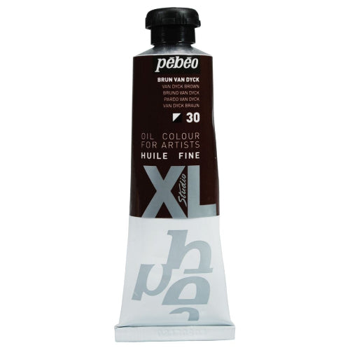 Pebeo studio fine xl oil - Van Dyck Brown (30) - tube of 37 ML /Bbag indias best online store 