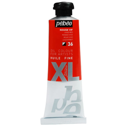Pebeo Studio Fine XL Oil - Vivid Red (36) - Tube of 37 ML / bbag indias best online store 
