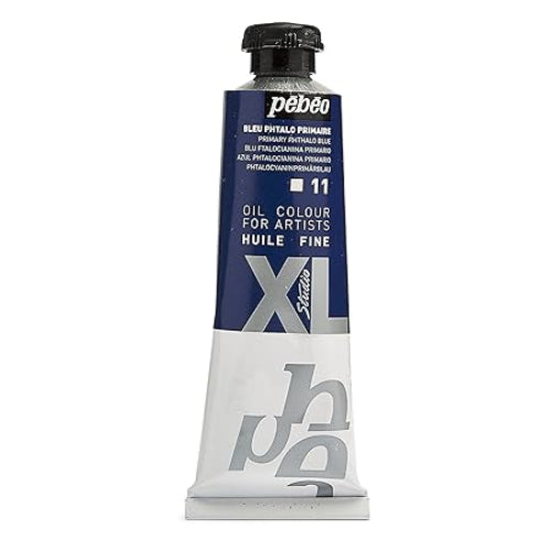 Pebeo studio fine XL oil - primary phthalo Blue (11) - 367 ML / bbag indias best online store 