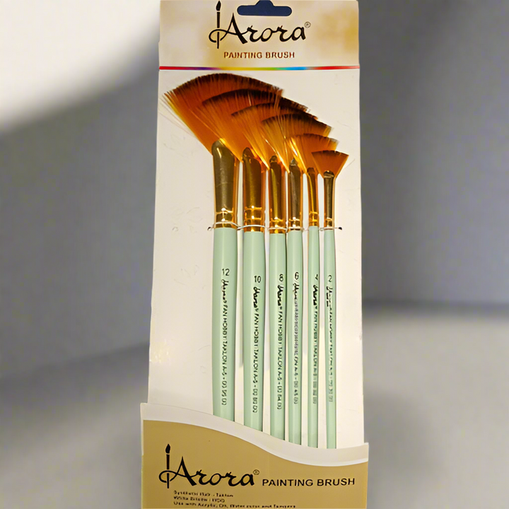 Arora Fan Brush Set of 6