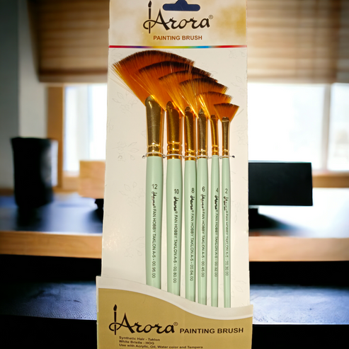 Arora Fan Brush Set of 6