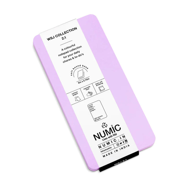 Numic W.S.J. 2.1 Mobile Notepad Collection – Pocket Size Memo Pad (9 Color Variants)