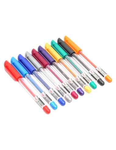 Flair Glitter Gel Pen Pack of 10 Multicolor - Bbag | India’s Best Online Stationery Store