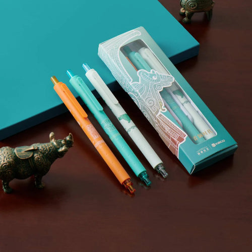 Rocket Gel Ink Pen Bronze Age 3 Piece Set / bbag indias best online store