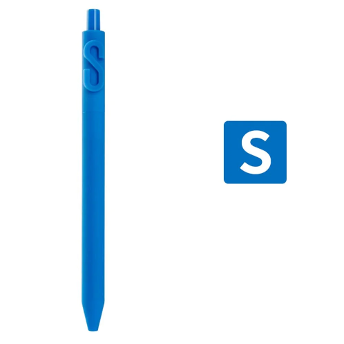 S Alphabet Kacogreen Alpha Gel Pen Blue Colour 
