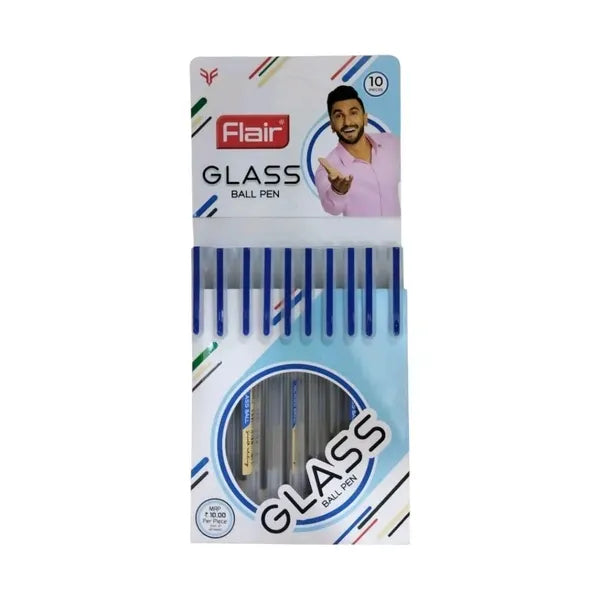 Flair Glass Ball Pen Blue Bbag | India’s Best Online Stationery Store