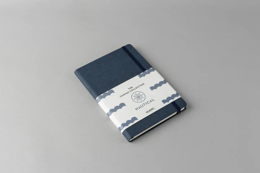 Numic Canvas Collection A5 Notebook (Azure, Chocolate, Cumin, Light Blue, Marine, Light Pink)