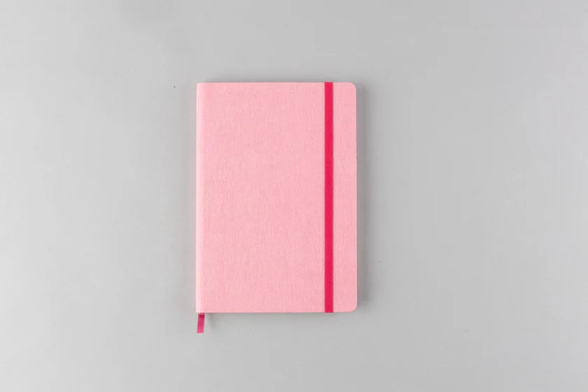 Numic Canvas Collection A5 Notebook (Azure, Chocolate, Cumin, Light Blue, Marine, Light Pink)