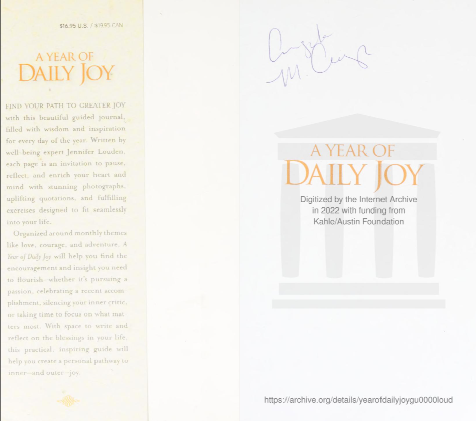 A Year of Daily Joy: A Guided Journal to Creating Happiness Every Day Bbag | India’s Best Online Stationery Store