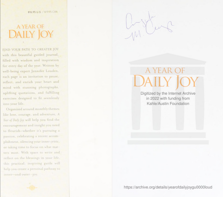 A Year of Daily Joy: A Guided Journal to Creating Happiness Every Day Bbag | India’s Best Online Stationery Store