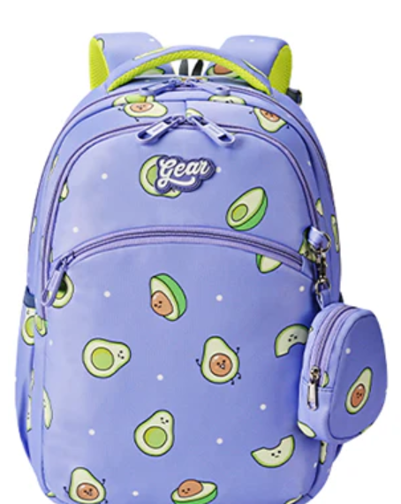 Gear Avacado 15" Backpack Purple-Green | Laptop Backpack Bbag | India’s Best Online Stationery Store