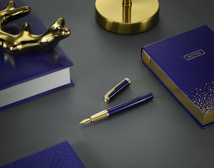 Parker Ingenuity Blue GT Fountain pen Bbag | India’s Best Online Stationery Store