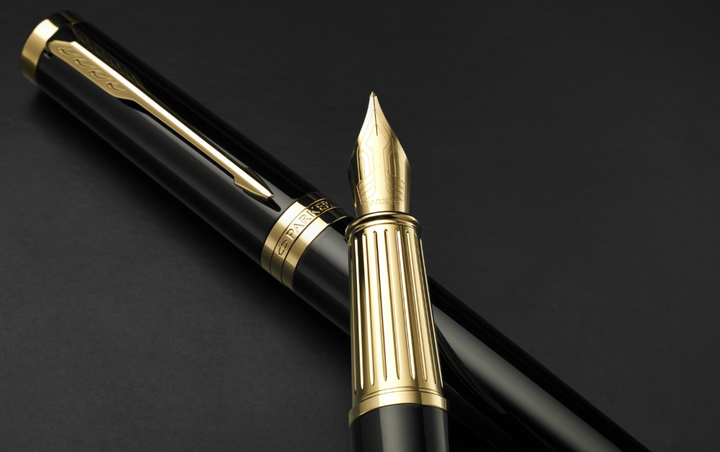 Parker Ingenuity Black GT Fountain pen Bbag | India’s Best Online Stationery Store