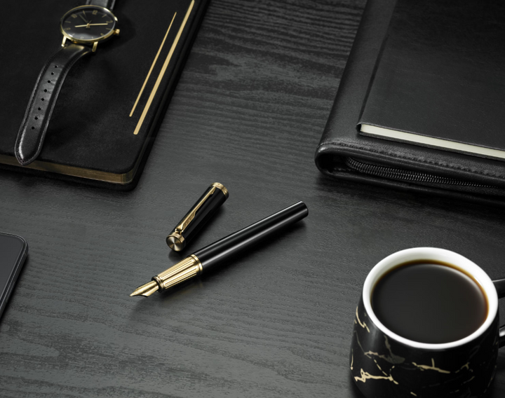 Parker Ingenuity Black GT Fountain pen Bbag | India’s Best Online Stationery Store