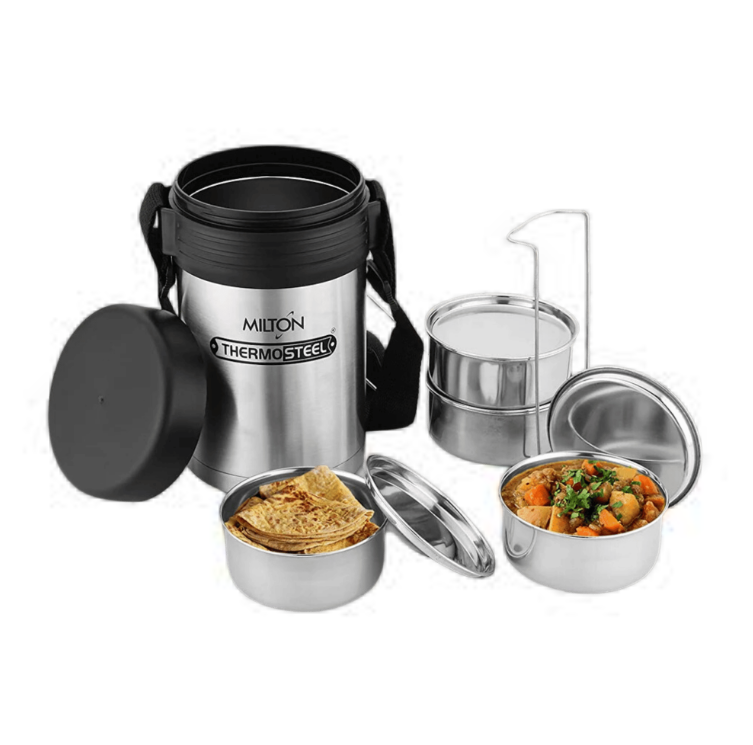 Milton Thermosteel Tuscany 3 Tiffin Bbag | India’s Best Online Stationery Store